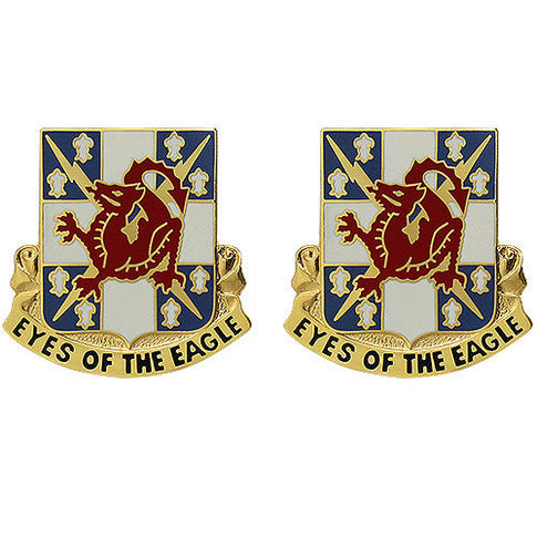 311th Military Intelligence Battalion Unit Crest (Eyes of the Eagle) - Sold in Pairs