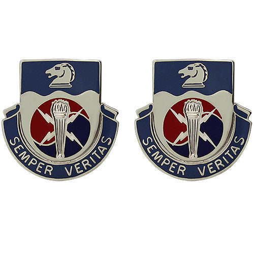 312th Military Intelligence Battalion Unit Crest (Semper Veritas) Army Unit Crests 