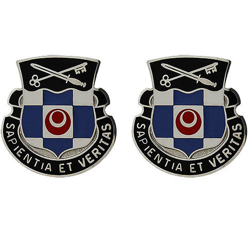 314th Military Intelligence Battalion Unit Crest (Sapientia Et Veritas) Army Unit Crests 