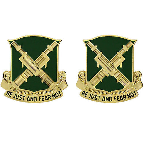 317th Military Police Battalion Unit Crest (Be Just and Fear Not) - Sold in Pairs