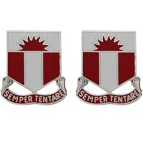 321st Engineer Battalion Unit Crest (Semper Tentare) Army Unit Crests 