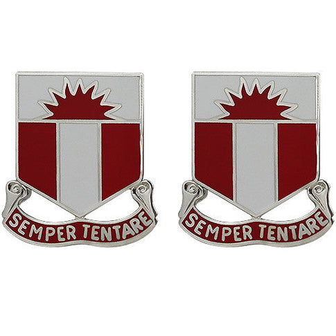 321st Engineer Battalion Unit Crest (Semper Tentare) - Sold in Pairs