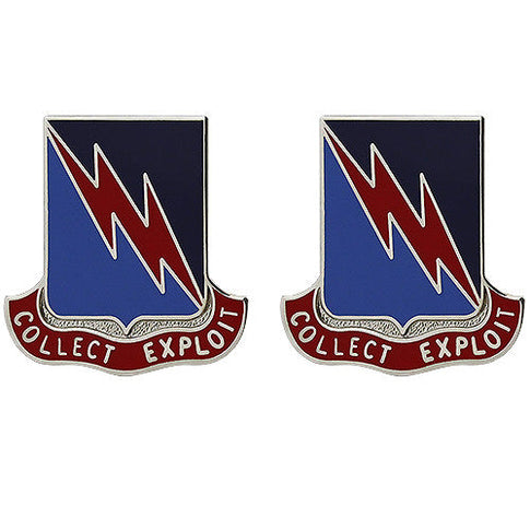 323rd Military Intelligence Battalion Unit Crest (Collect Exploit) - Sold in Pairs