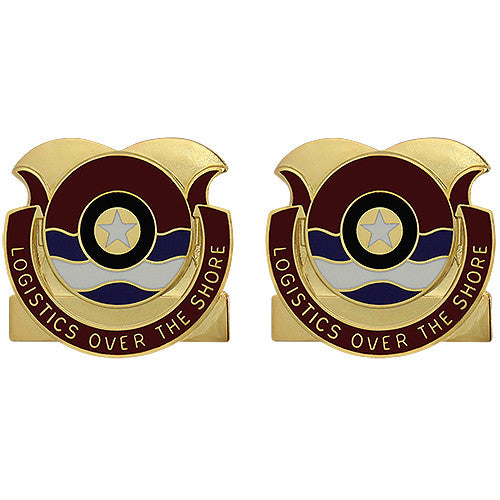 348th Transportation Battalion Unit Crest (Logistics Over the Shore) Army Unit Crests 