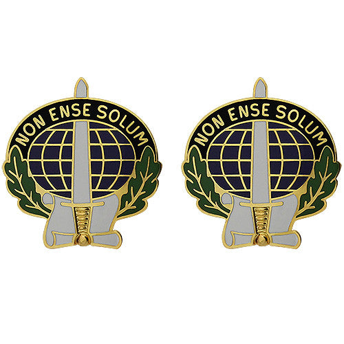 352nd Civil Affairs Command Unit Crest (Non Ense Solum) Army Unit Crests 