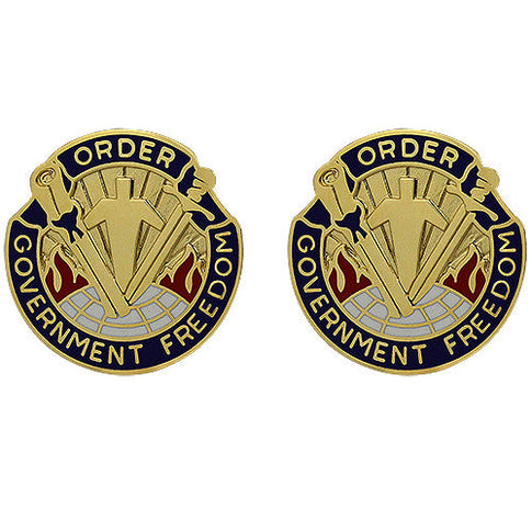 353rd Civil Affairs Command Unit Crest (Order Government Freedom) - Sold in Pairs