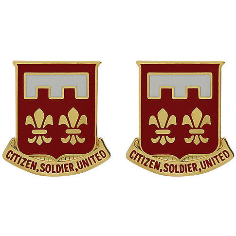 367th Engineer Battalion Unit Crest (Citizen, Soldier, United) - Sold in Pairs