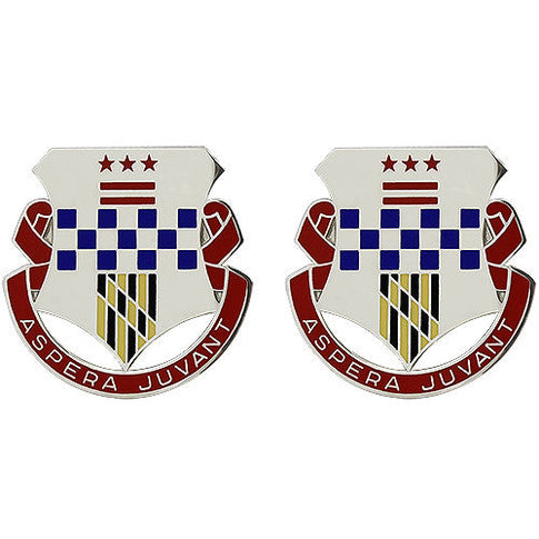 379th Engineer Battalion Unit Crest (Aspera Juvant) - Sold in Pairs