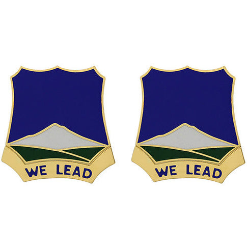 382nd Regiment Unit Crest (We Lead) - Sold in Pairs