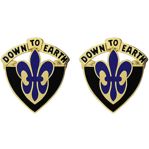 389th Engineer Battalion Unit Crest (Down to Earth) - Sold in Pairs