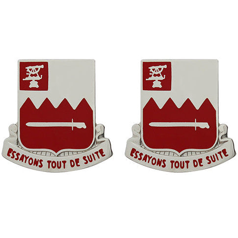397th Engineer Battalion Unit Crest (Essayons Tout De Suite) - Sold in Pairs