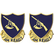 399th Regiment Unit Crest (I Am Ready) Army Unit Crests 