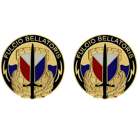 405th Support Brigade Unit Crest (Fulcio Bellatoris) - Sold in Pairs