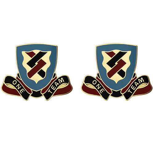 410th Support Battalion Unit Crest (One Team) Army Unit Crests 