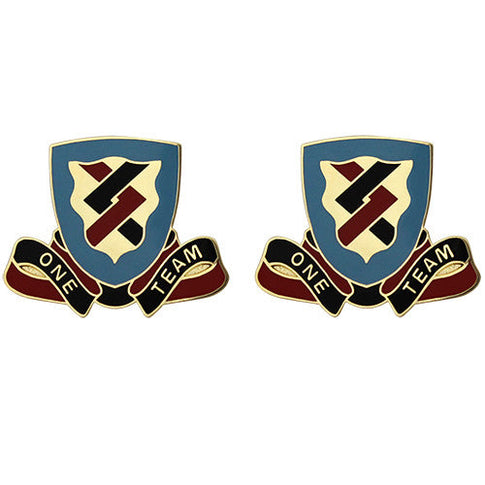 410th Support Battalion Unit Crest (One Team) - Sold in Pairs