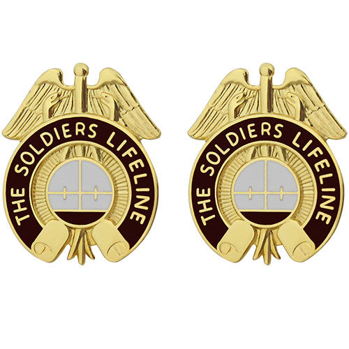 424th Medical Battalion Unit Crest (The Soldiers Lifeline) Army Unit Crests 