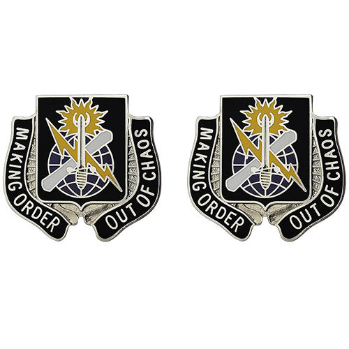 431st Civil Affairs Battalion Unit Crest (Making Order Out of Chaos) Army Unit Crests 