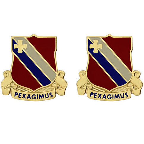 434th Support Battalion Unit Crest (Pexagimus) - Sold in Pairs