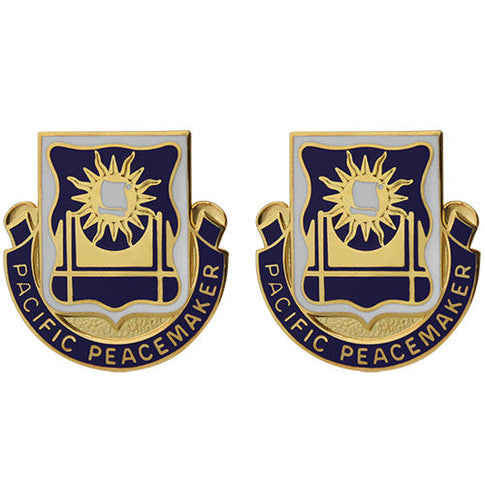 445th Civil Affairs Battalion Unit Crest (Pacific Peacemaker) - Sold in Pairs