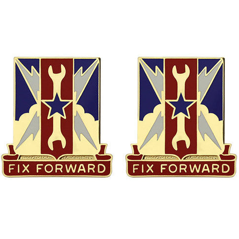 449th Support Battalion Unit Crest (Fix Forward) - Sold in Pairs