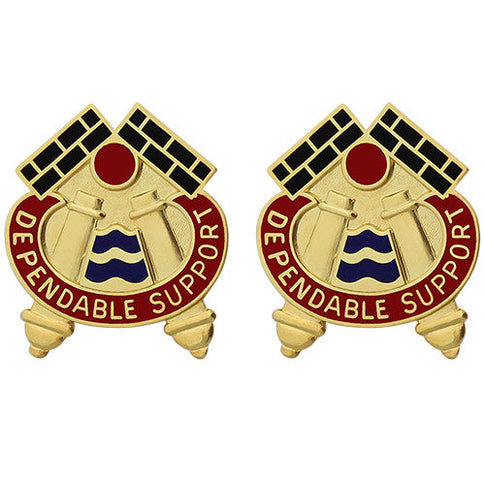479th Field Artillery Brigade Unit Crest (Dependable Support) - Sold in Pairs