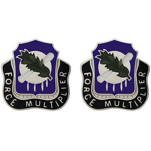 486th Civil Affairs Battalion Unit Crest (Force Multiplier) - Sold in Pairs
