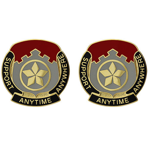 501st Finance Battalion Unit Crest (Support Anytime Anywhere) Army Unit Crests 