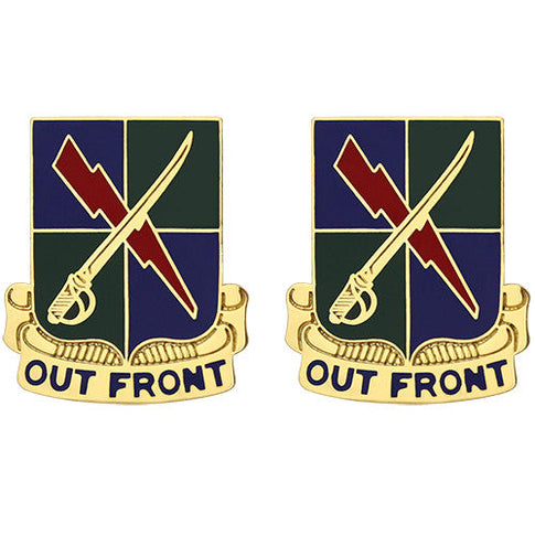 501st Military Intelligence Battalion Unit Crest (Out Front) - Sold in Pairs