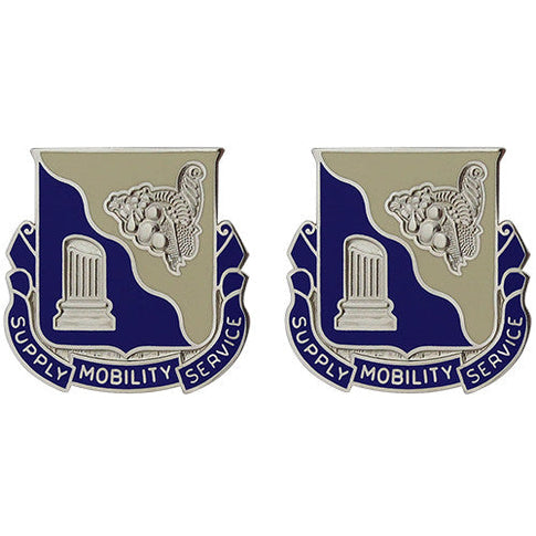 501st Support Battalion Unit Crest (Supply Mobility Service) - Sold in Pairs
