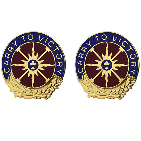 502nd Transportation Center Unit Crest (Carry to Victory) - Sold in Pairs