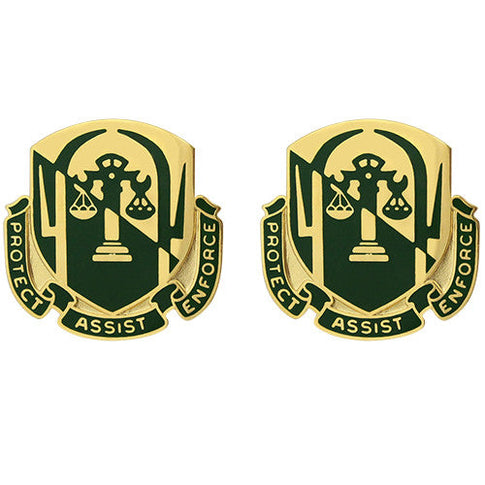 503rd Military Police Battalion Unit Crest (Protect Assist Enforce) - Sold in Pairs