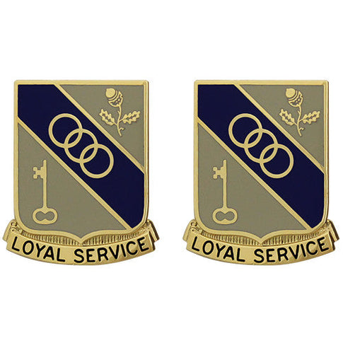 503rd Support Battalion Unit Crest (Loyal Service) - Sold in Pairs