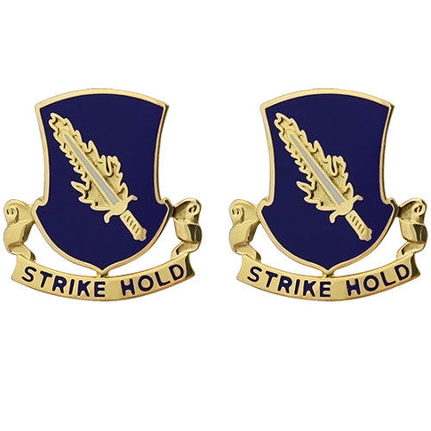504th Infantry Regiment Unit Crest (Strike Hold) - Sold in Pairs