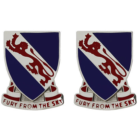508th Infantry Regiment Unit Crest (Fury From the Sky) - Sold in Pairs