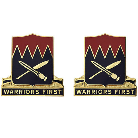 509th Personnel Services Battalion Unit Crest (Warriors First) - Sold in Pairs