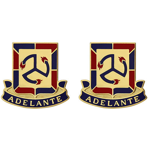 515th Regiment Unit Crest (Adelante) Army Unit Crests 
