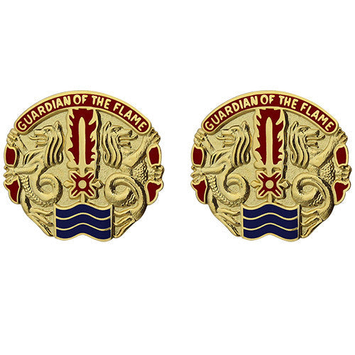 615th Transportation Battalion Unit Crest (Guardian of the Flame) Army Unit Crests 