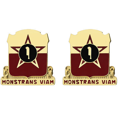 528th Artillery Group Unit Crest (Monstrans Viam) Army Unit Crests 