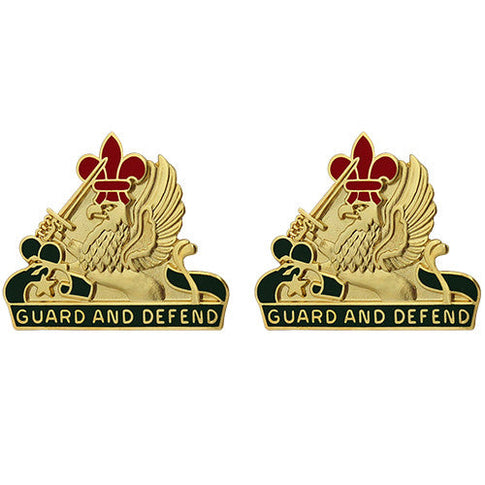 535th Military Police Battalion Unit Crest (Guard and Defend) - Sold in Pairs