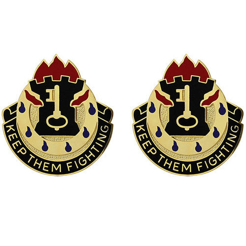 563rd Support Battalion Unit Crest (Keep Them Fighting) - Sold in Pairs