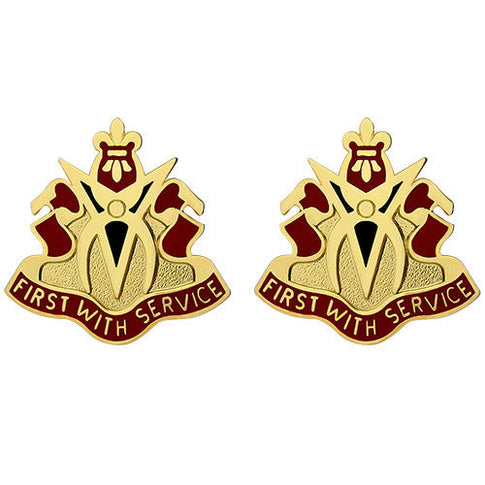 589th Support Battalion Unit Crest (First With Service) - Sold in Pairs