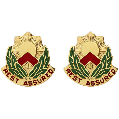 593rd Sustainment Command Unit Crest (Rest Assured) - Sold in Pairs
