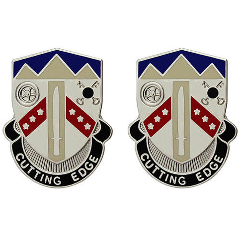 630th Support Battalion Unit Crest (Cutting Edge) - Sold in Pairs