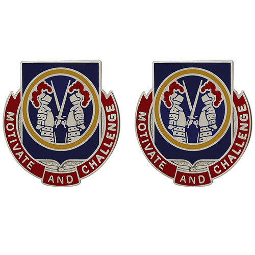 644th Personnel Services Battalion Unit Crest (Motivate and Challenge) Army Unit Crests 