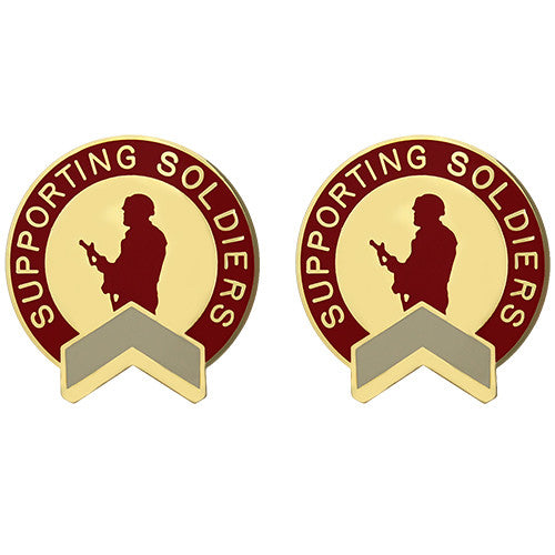652nd Support Group Unit Crest (Supporting Soldiers) Army Unit Crests 