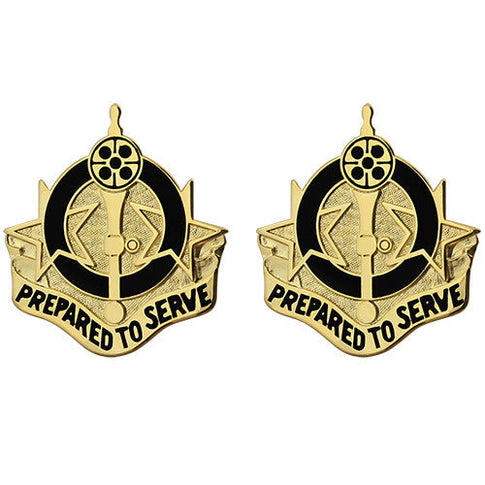 695th Support Battalion Unit Crest (Prepared to Serve) - Sold in Pairs