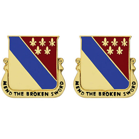 702nd Support Battalion Unit Crest (Mend the Broken Sword) - Sold in Pairs