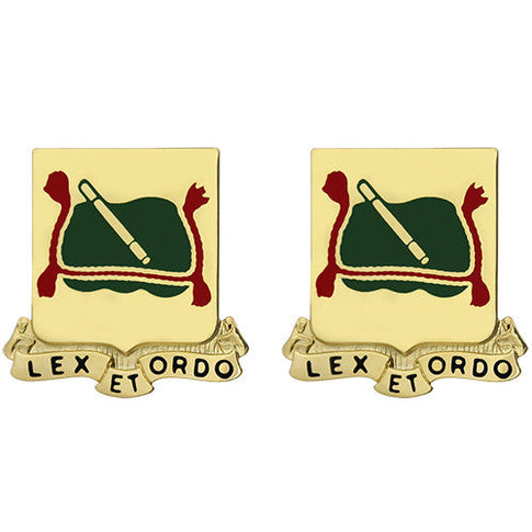 716th Military Police Battalion Unit Crest (Lex Et Ordo) - Sold in Pairs
