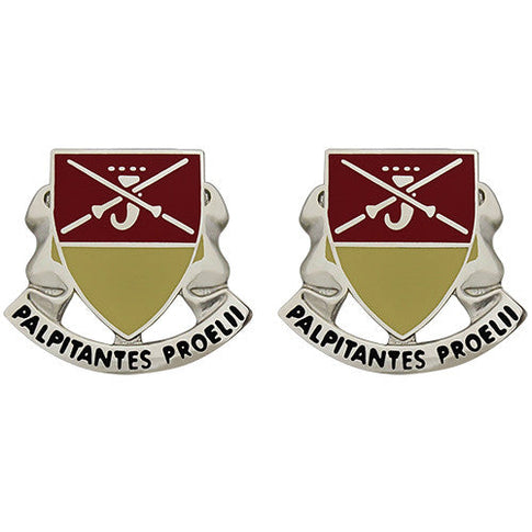 746th Maintenance Battalion Unit Crest (Palpitantes Proelii) - Sold in Pairs