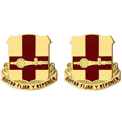 749th Support Battalion Unit Crest (Quitar Fijar Y Reponer) - Sold in Pairs